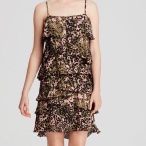Rebecca Minkoff Jessica 100% Silk Ruffled Dress